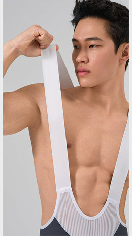 Men's Dual-Density Chamois Bib Shorts with Cooling Mesh Panels — thumbnail 14 of 22