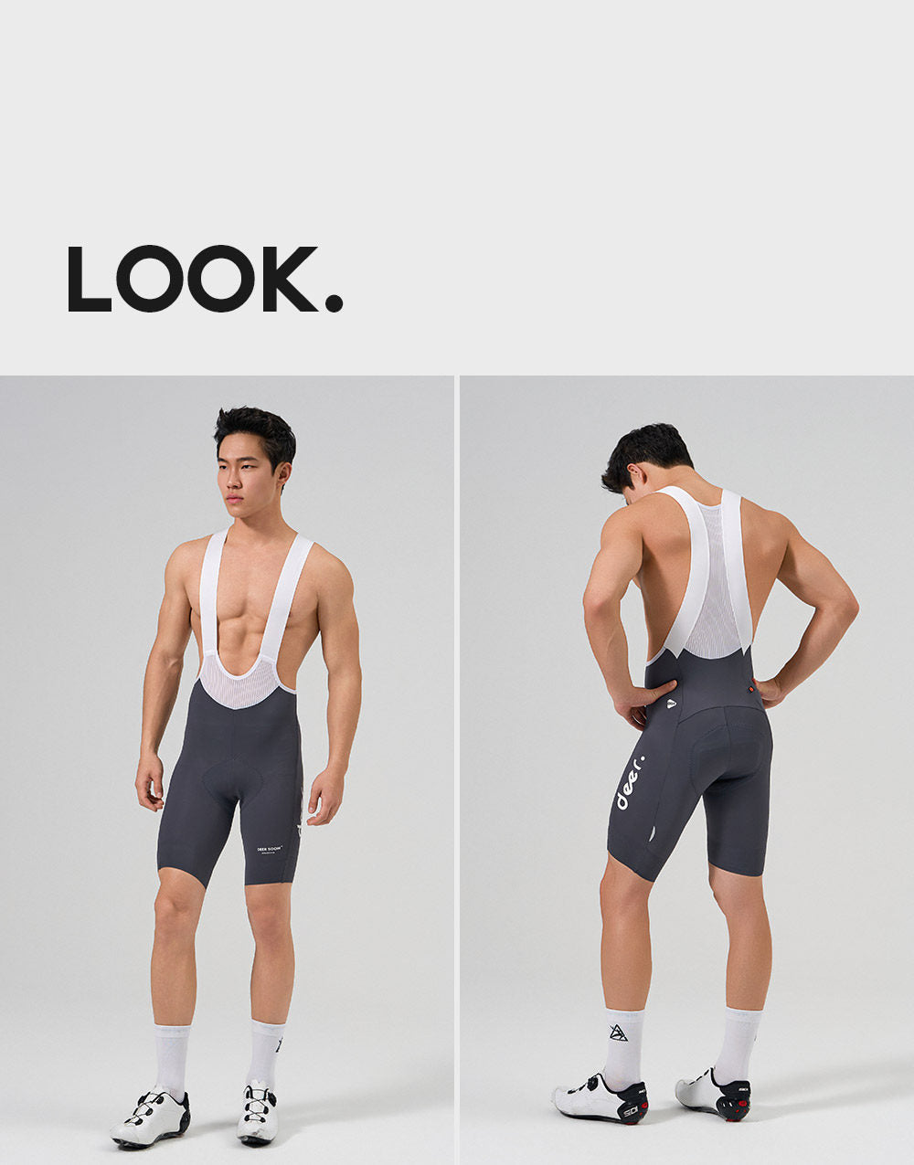 Men's Dual-Density Chamois Bib Shorts with Cooling Mesh Panels — product story image 20 of 22