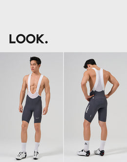 Men's Dual-Density Chamois Bib Shorts with Cooling Mesh Panels — thumbnail 20 of 22