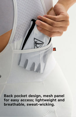 Women's Breathable Wraparound-Fit Summer Cycling Bib Shorts — thumbnail 5 of 10