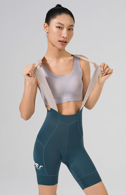 Women's 3D-Knit Breathable Summer Cycling Bib Shorts — thumbnail 2 of 11