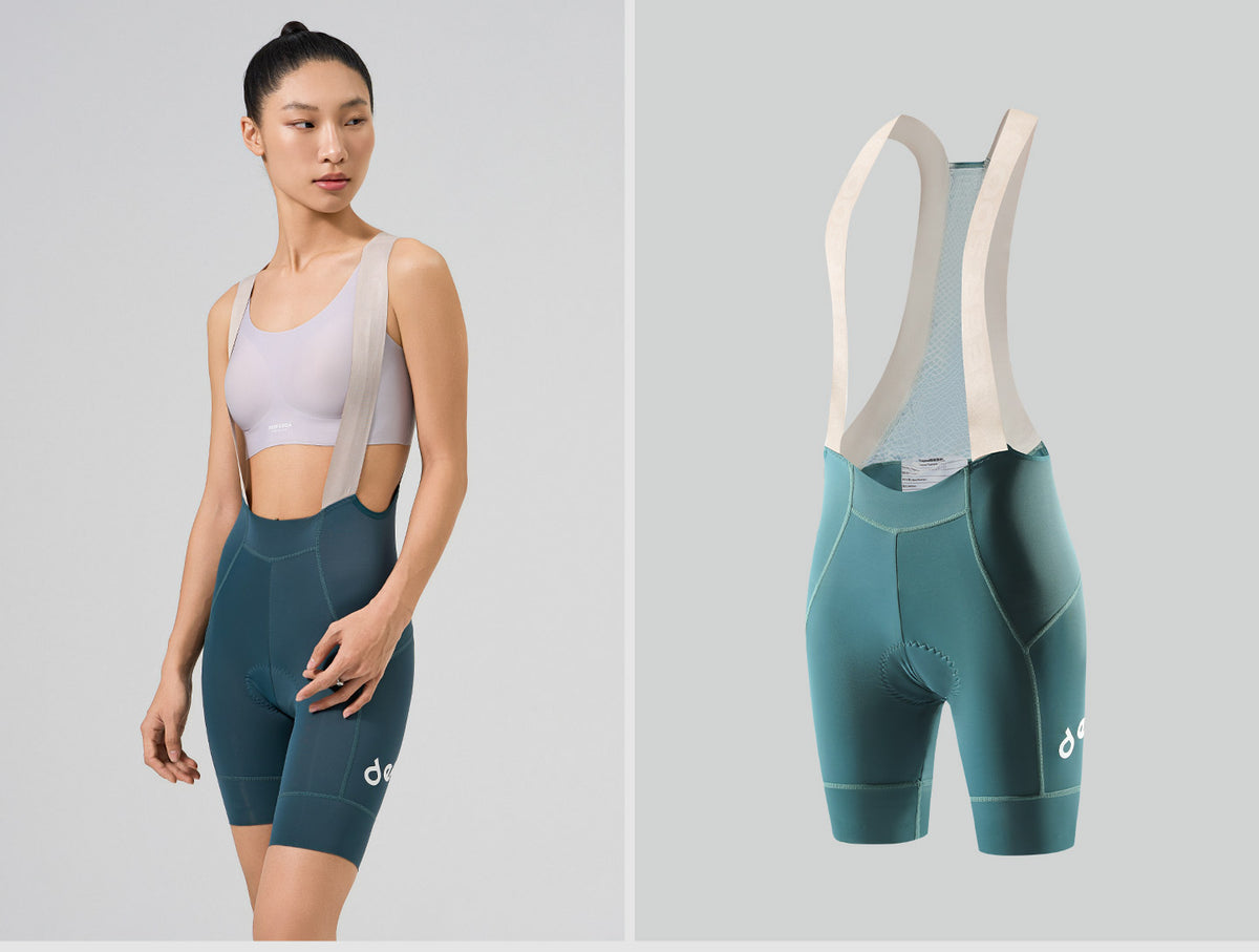 Women's 3D-Knit Breathable Summer Cycling Bib Shorts — product story image 10 of 11