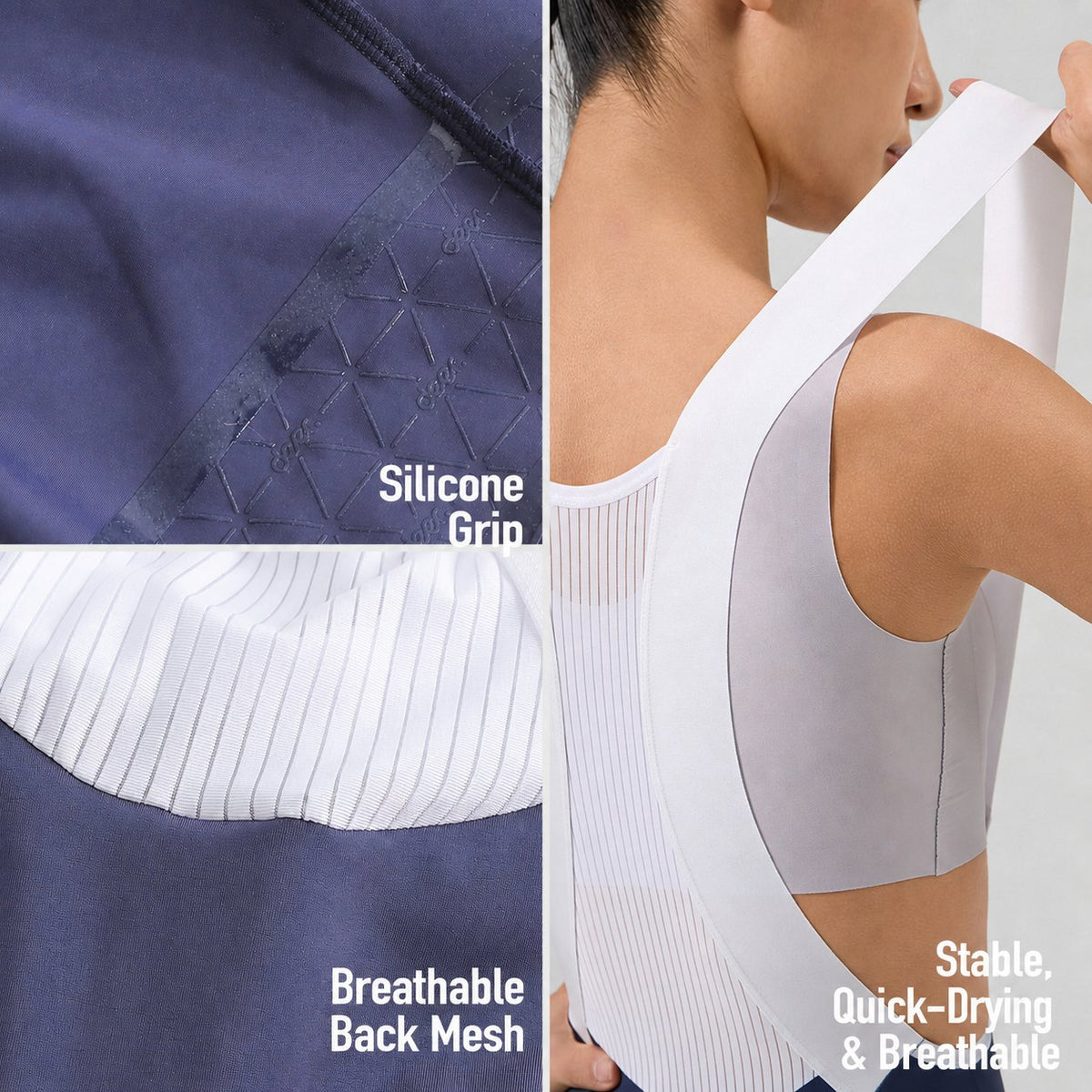 Women's Cooling-Mesh Touring Chamois Road Cycling Bib Shorts — product story image 05 of 22