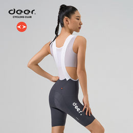Women's Abrasion-Resistant Dual-Arrow Chamois Road Cycling Bib Shorts — thumbnail 1 of 22