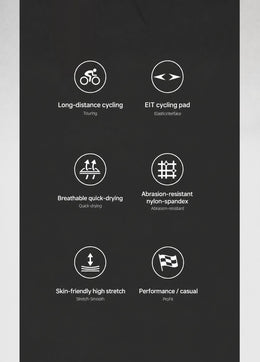 Women's Quick-Dry Touring Chamois Road Cycling Bib Shorts — thumbnail 9 of 22