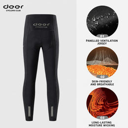 Women's Fleece-Lined Endurance-Chamois Road Cycling Bib Tights — thumbnail 6 of 31