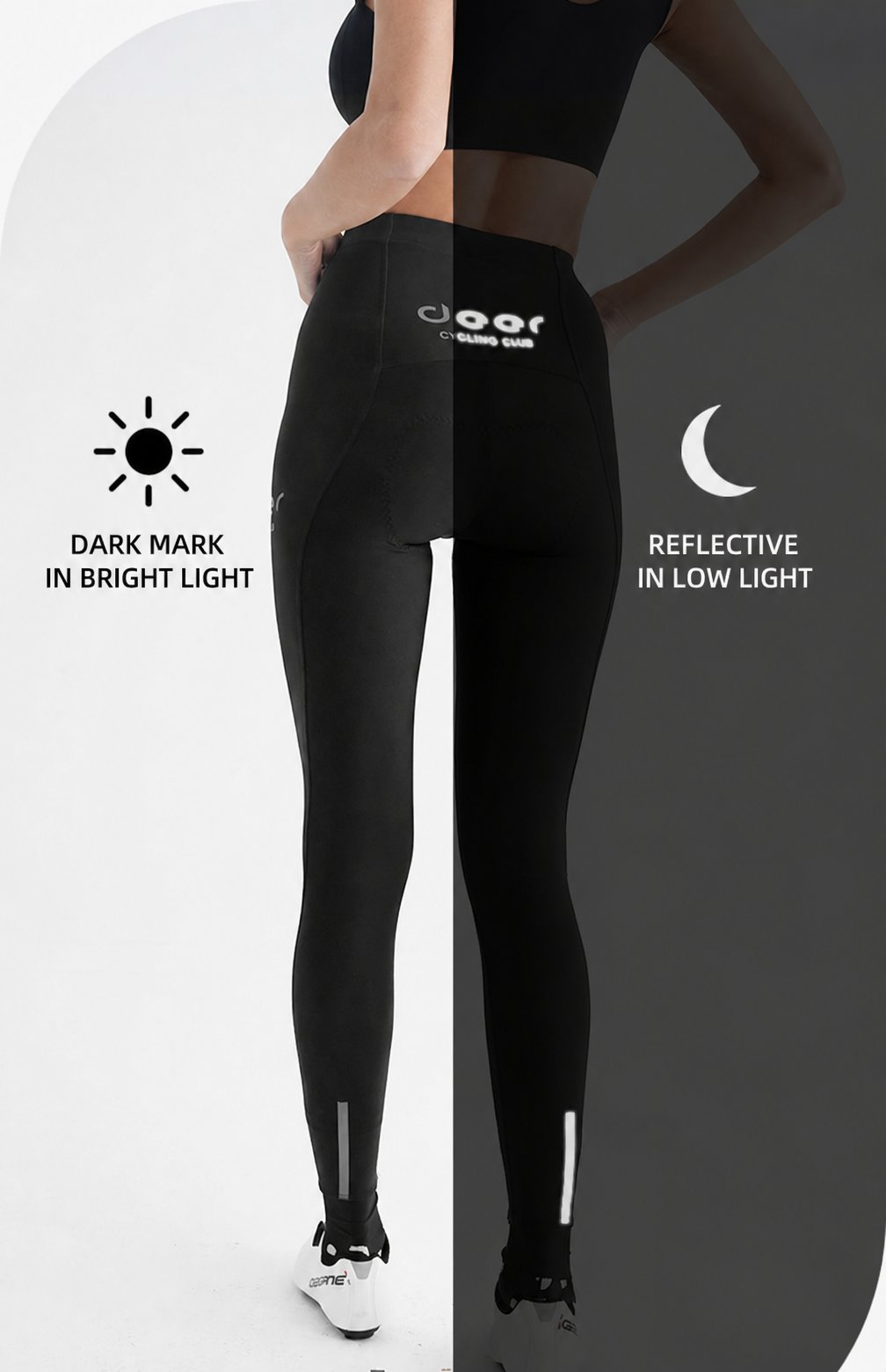 Women's Fleece-Lined Endurance-Chamois Road Cycling Bib Tights — product story image 23 of 31