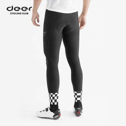 Men's Fleece-Lined Wind-Resistant Road Cycling Bib Tights — thumbnail 2 of 31