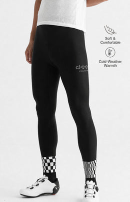 Men's Fleece-Lined Wind-Resistant Road Cycling Bib Tights — thumbnail 11 of 31
