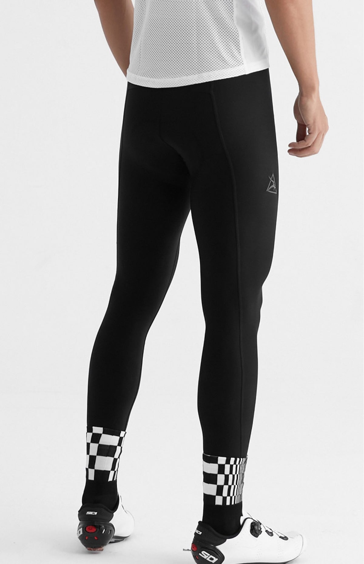 Men's Fleece-Lined Wind-Resistant Road Cycling Bib Tights — product story image 17 of 31