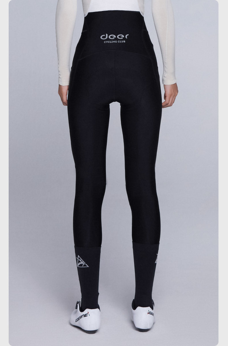 Brushed-Fleece Water-Repellent Women's Cycling Bib Tights — 5 Options
