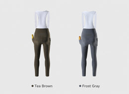Brushed-Fleece Water-Repellent Women's Cycling Bib Tights — 5 Options