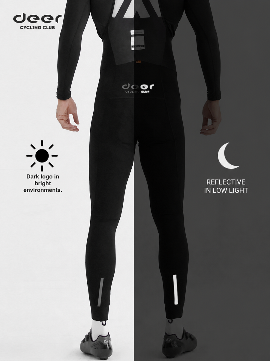 Men's Dual-Density Chamois Spring/Fall Cycling Bib Tights — product story image 06 of 33
