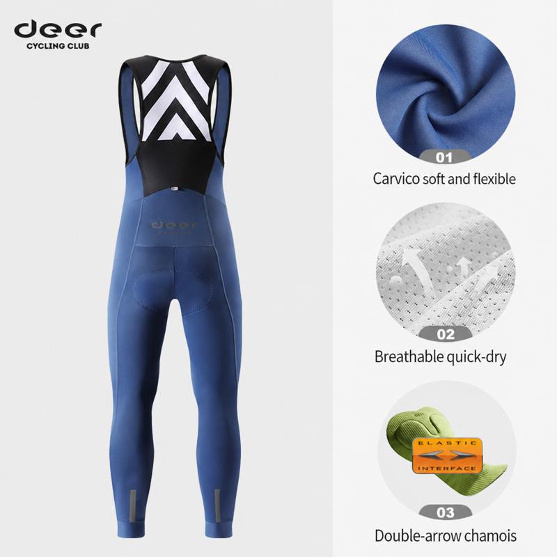Men's Dual-Density Chamois Spring/Fall Cycling Bib Tights — product story image 08 of 33