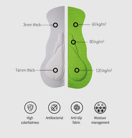 Men's Dual-Density Chamois Spring/Fall Cycling Bib Tights — thumbnail 24 of 33