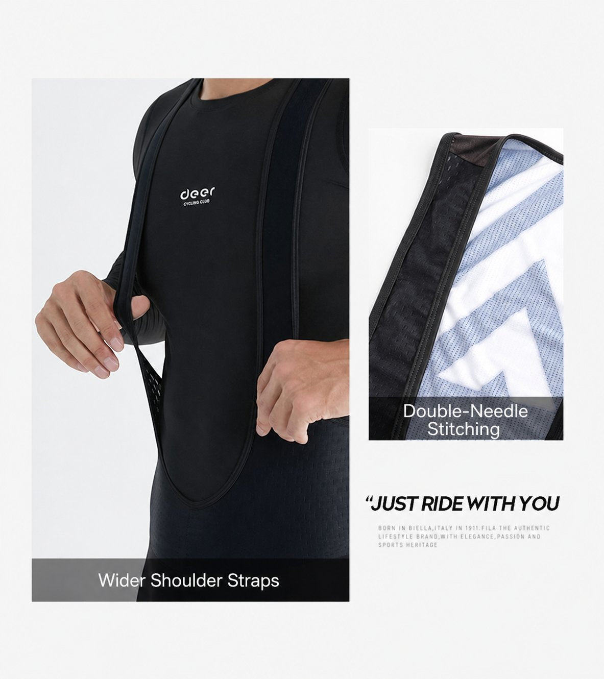 Men's Dual-Density Chamois Spring/Fall Cycling Bib Tights — product story image 29 of 33