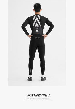 Men's Dual-Density Chamois Spring/Fall Cycling Bib Tights — thumbnail 30 of 33