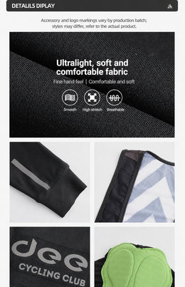 Men's Dual-Density Chamois Spring/Fall Cycling Bib Tights — thumbnail 32 of 33