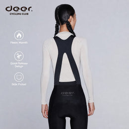Women's Quick-Release Fleece-Lined Fall/Winter Cycling Bib Tights — thumbnail 1 of 26