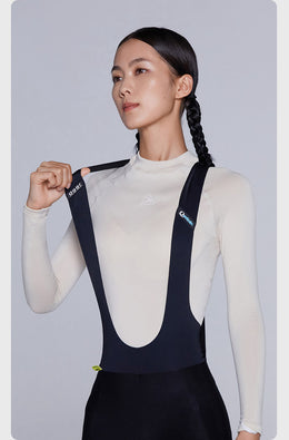 Women's Quick-Release Fleece-Lined Fall/Winter Cycling Bib Tights — thumbnail 17 of 26