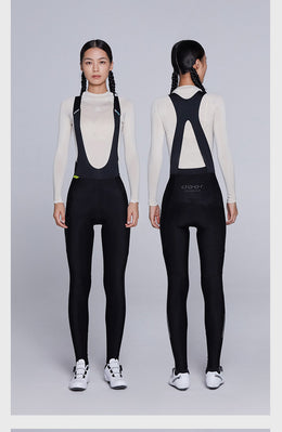 Women's Quick-Release Fleece-Lined Fall/Winter Cycling Bib Tights — thumbnail 25 of 26