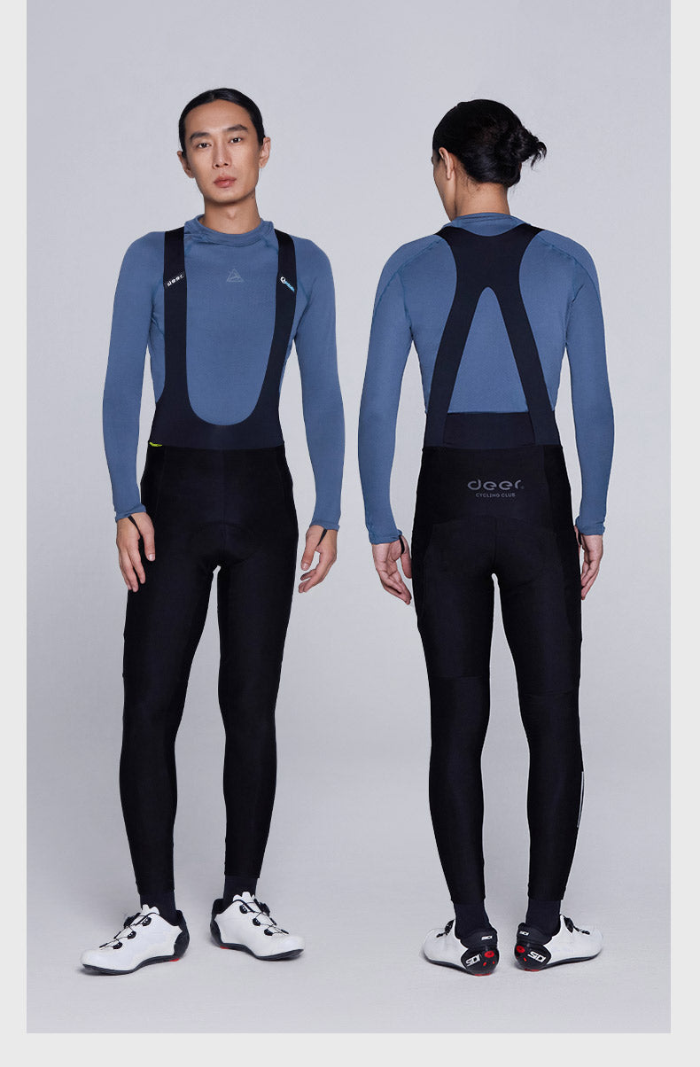 Men's Quick-Release Fleece-Lined Cold-Weather Cycling Bib Tights — product story image 28 of 29