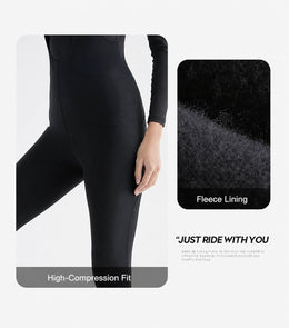 Women's Wind-Resistant Brushed Three-Quarter Cycling Bib Tights — thumbnail 30 of 43