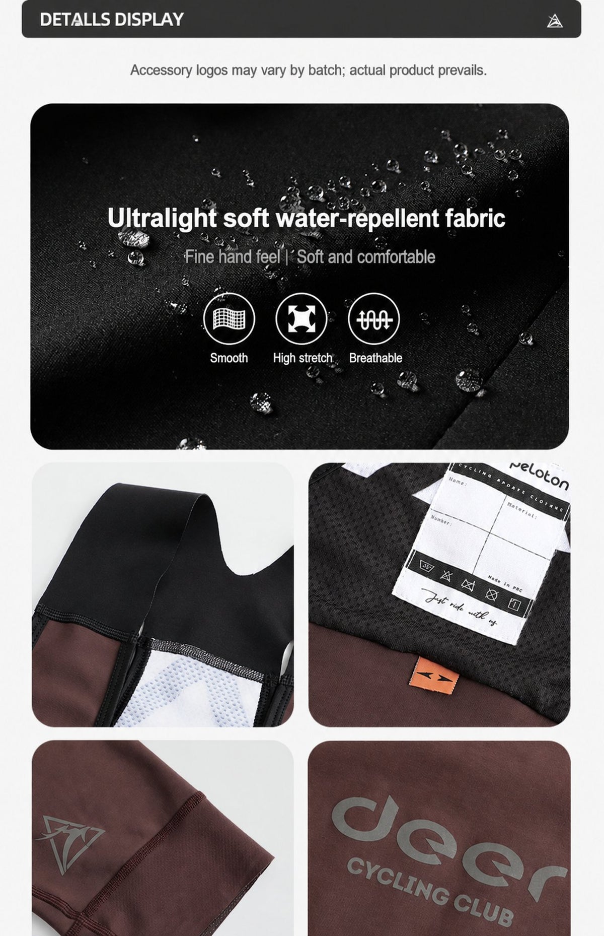 Women's Wind-Resistant Brushed Three-Quarter Cycling Bib Tights — product story image 42 of 43
