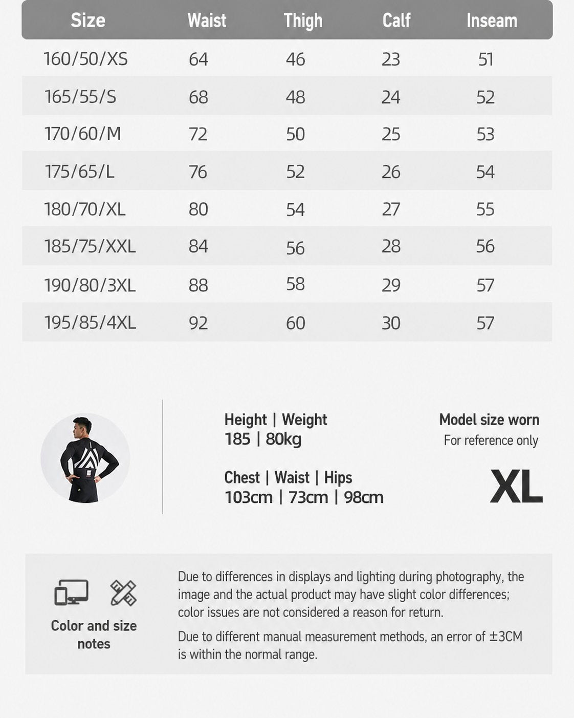 Men's Wind-Resistant Brushed Three-Quarter Cycling Bib Tights — product story image 12 of 40