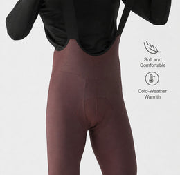 Men's Wind-Resistant Brushed Three-Quarter Cycling Bib Tights — thumbnail 14 of 40