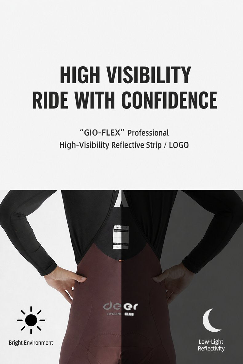 Men's Wind-Resistant Brushed Three-Quarter Cycling Bib Tights — product story image 24 of 40