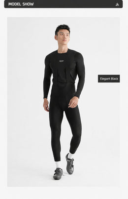 Men's Wind-Resistant Brushed Three-Quarter Cycling Bib Tights — thumbnail 26 of 40