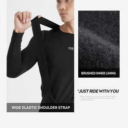 Men's Wind-Resistant Brushed Three-Quarter Cycling Bib Tights — thumbnail 28 of 40
