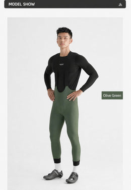 Men's Wind-Resistant Brushed Three-Quarter Cycling Bib Tights — thumbnail 31 of 40