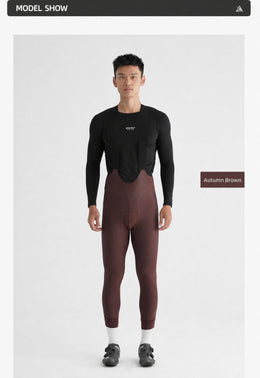 Men's Wind-Resistant Brushed Three-Quarter Cycling Bib Tights — thumbnail 35 of 40