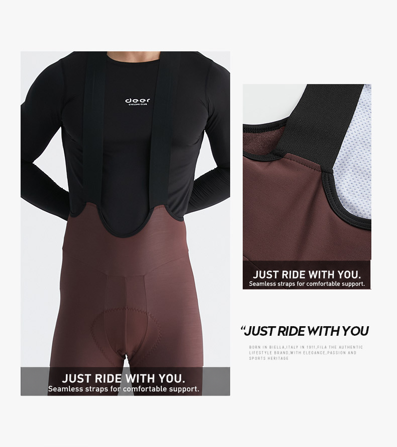 Men's Wind-Resistant Brushed Three-Quarter Cycling Bib Tights — product story image 36 of 40