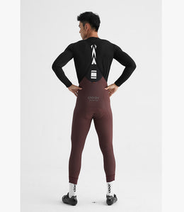 Men's Wind-Resistant Brushed Three-Quarter Cycling Bib Tights — thumbnail 37 of 40