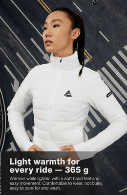 Women's Aerogel-Insulated Fleece-Collar Road Cycling Jacket — thumbnail 15 of 26