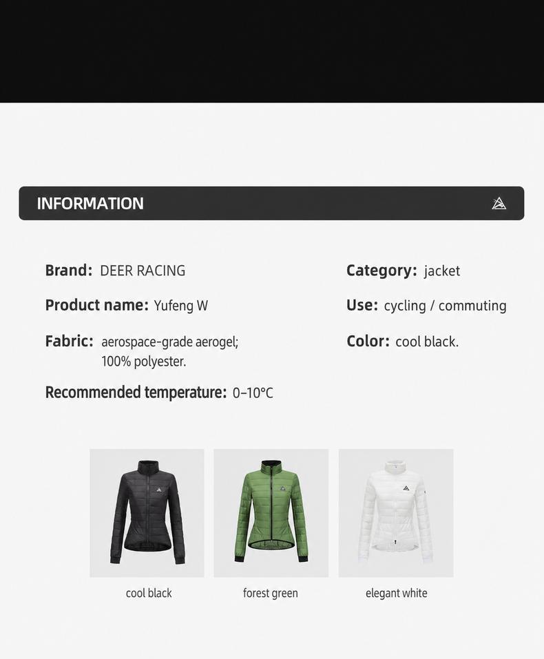 Women's Aerogel-Insulated Fleece-Collar Road Cycling Jacket — product story image 16 of 26