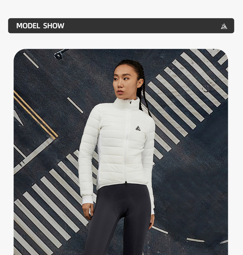 Women's Aerogel-Insulated Fleece-Collar Road Cycling Jacket — product story image 20 of 26