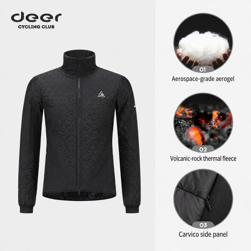Men's Quilted Aerogel-Insulated Road Cycling Jacket — product story image 01 of 28