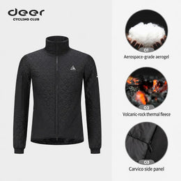 Men's Quilted Aerogel-Insulated Road Cycling Jacket — thumbnail 1 of 28