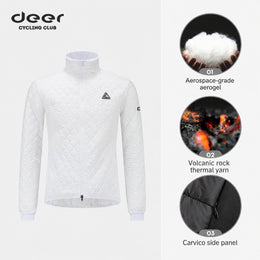 Men's Quilted Aerogel-Insulated Road Cycling Jacket — thumbnail 3 of 28