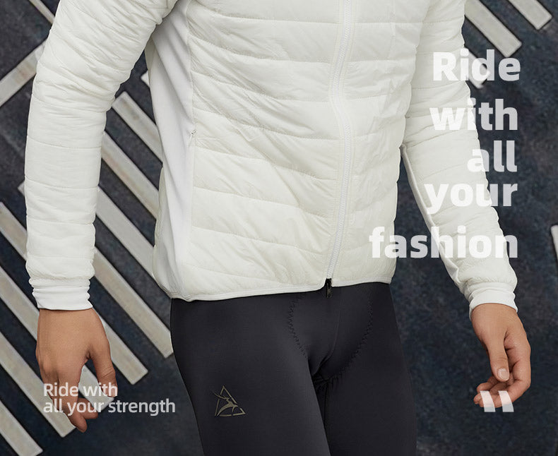 Men's Quilted Aerogel-Insulated Road Cycling Jacket — product story image 09 of 28