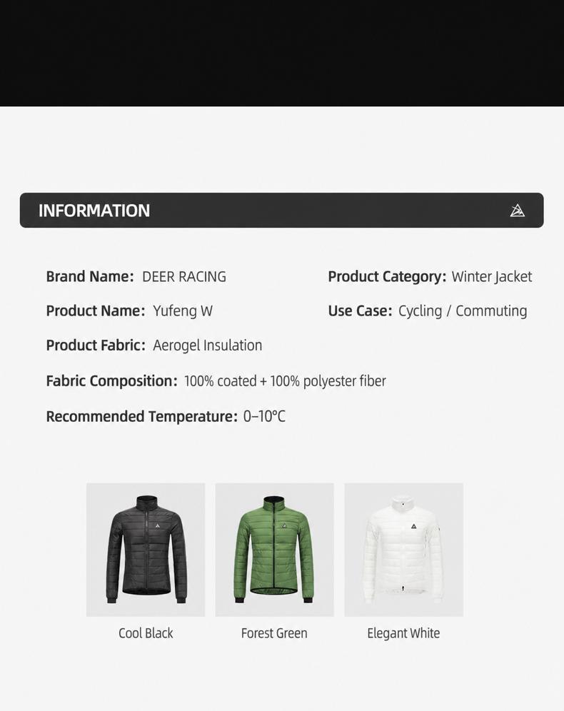 Men's Quilted Aerogel-Insulated Road Cycling Jacket — product story image 18 of 28