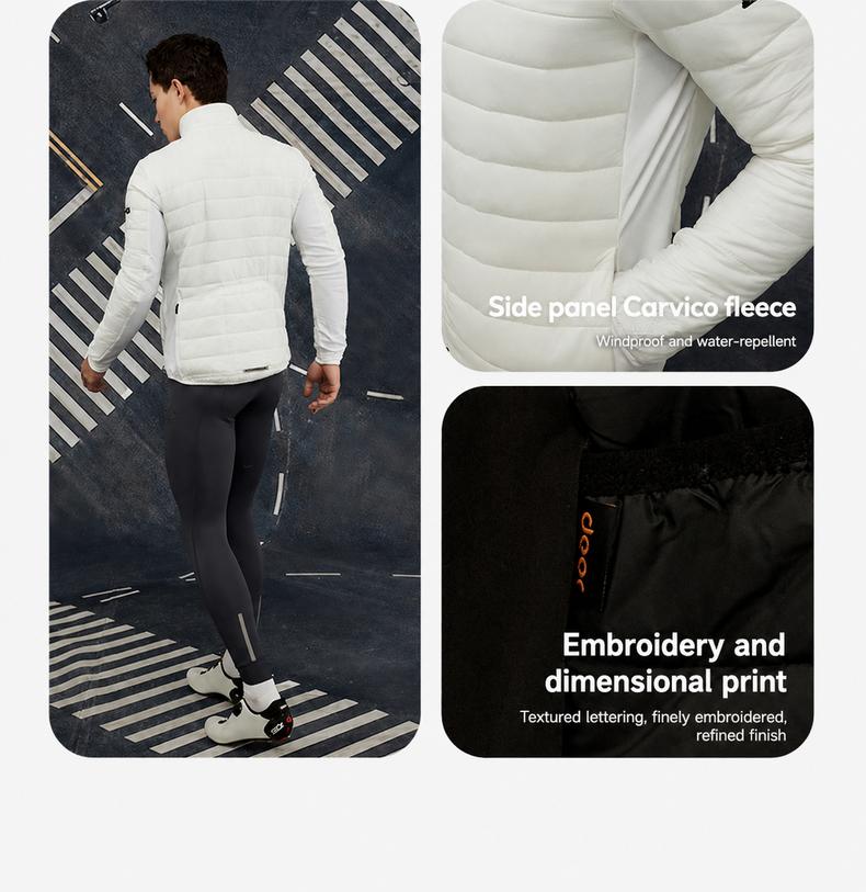 Men's Quilted Aerogel-Insulated Road Cycling Jacket — product story image 23 of 28