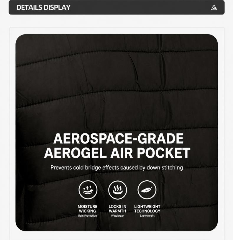 Men's Quilted Aerogel-Insulated Road Cycling Jacket — product story image 24 of 28