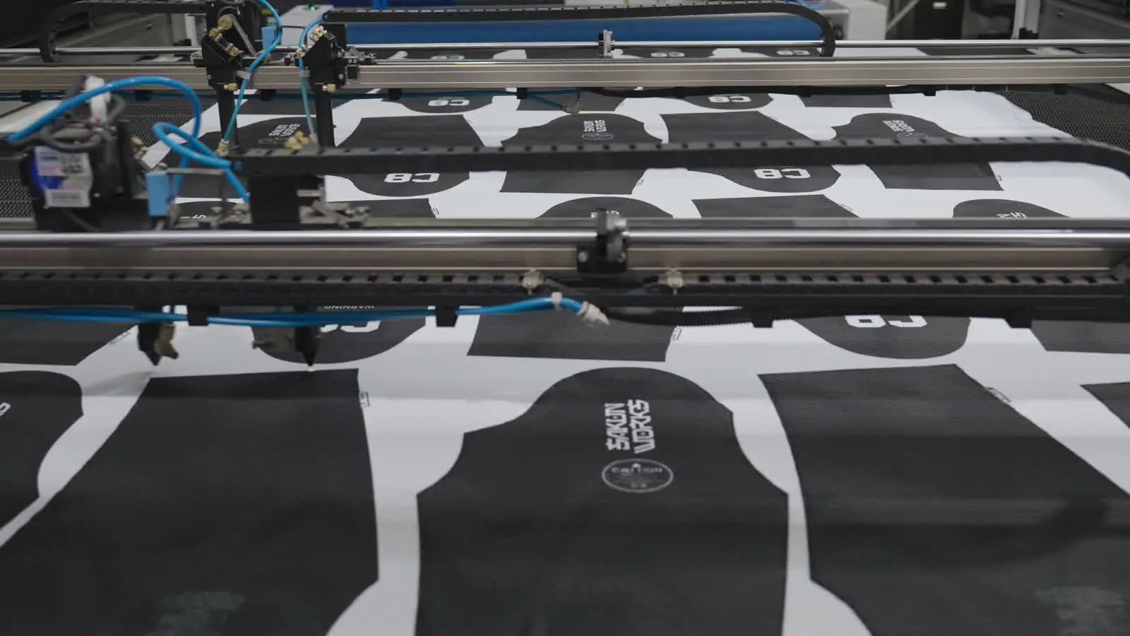 Cycling apparel production work
