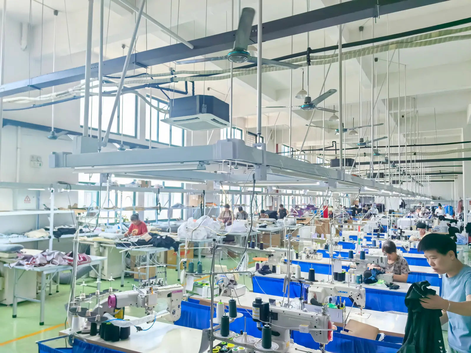 Workshop production context at a DEER production partner facility.
