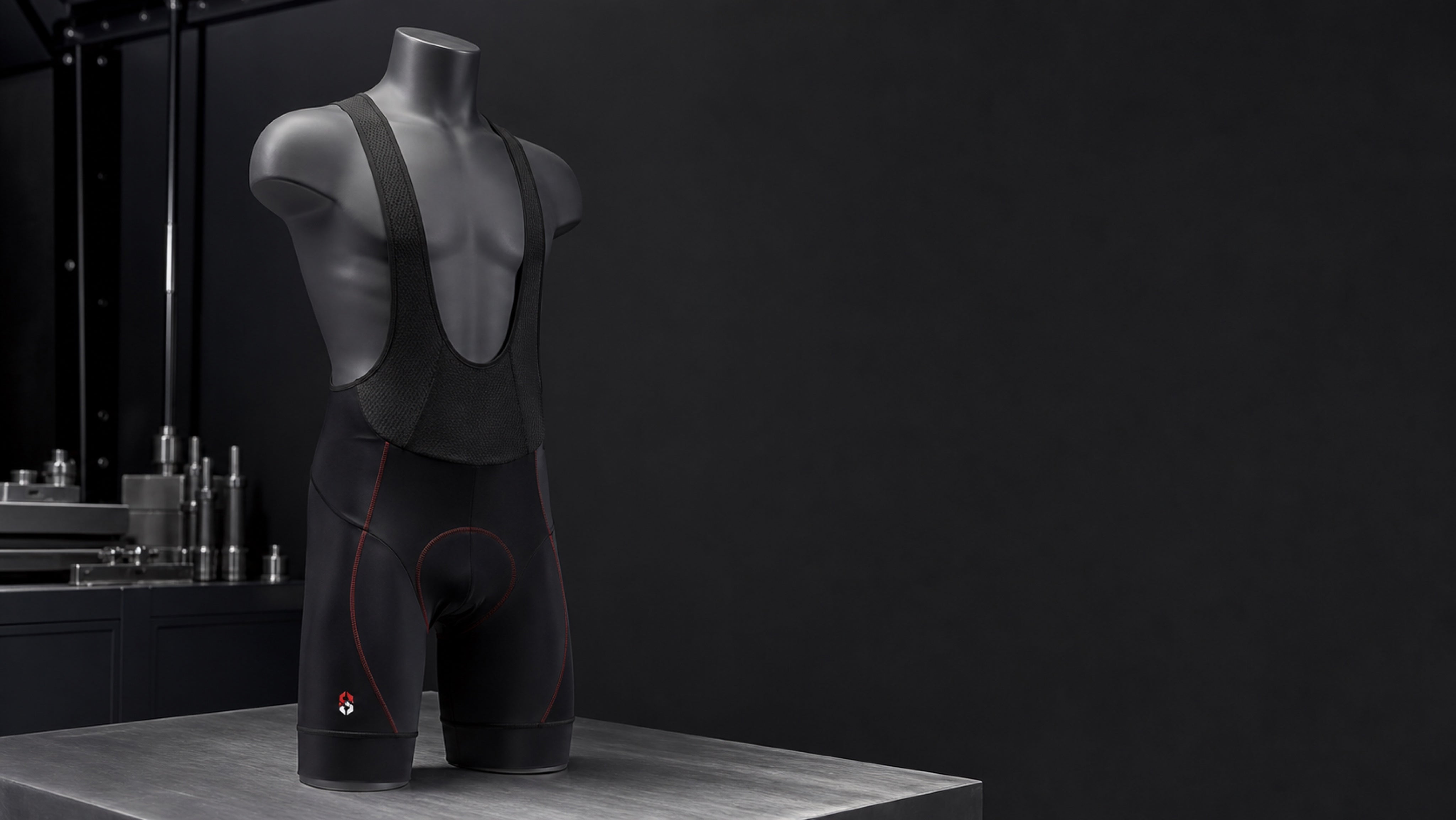 DEER RACING custom cycling bib short shown as a product-system review visual
